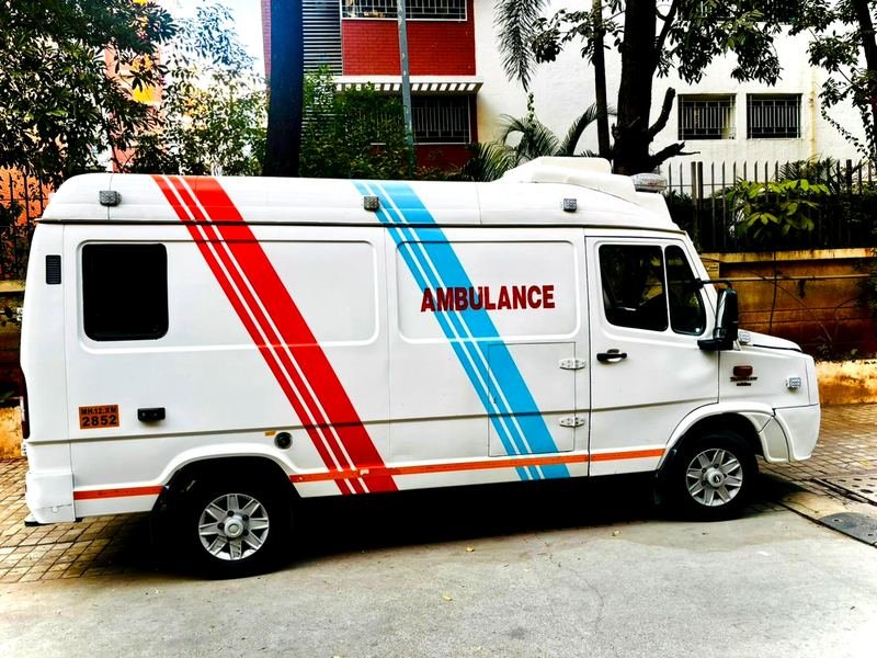 Samarth Ambulance vehicle equipped for emergency response